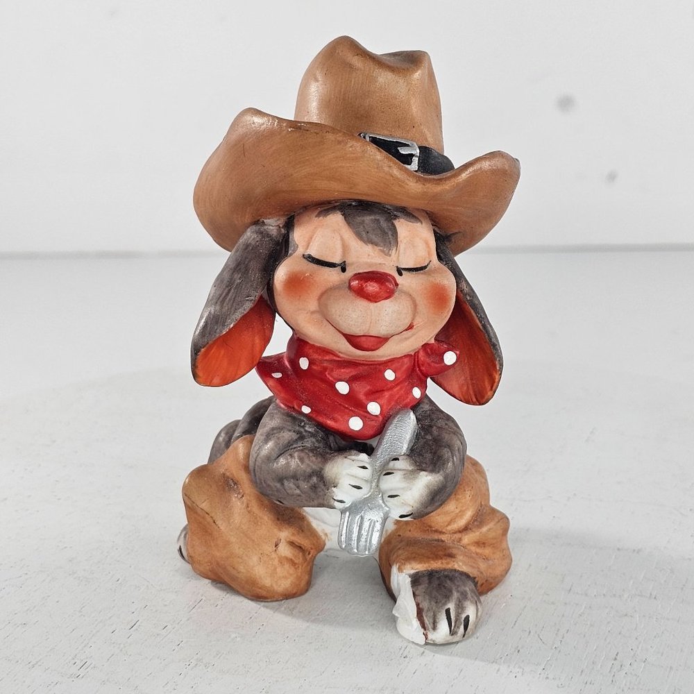 George Good JR Western Jack Rabbit Wild Hare Bunny Figurine *FLAW*